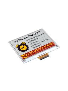 微雪屏 伟达英4.37寸电纸墨水模块 e-Paper 红黄子黑白四色标签屏