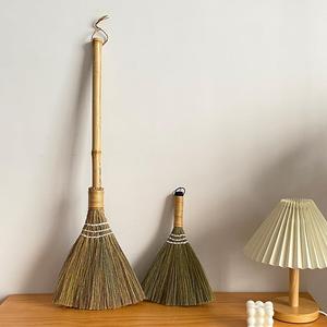 长杆竹竿芒草编织扫帚客厅沙发打扫竹制软扫把家用除尘清洁