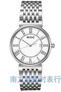 美度MIDO 都瑞系列日历钢带超薄石英表M2130.4.13.1 M1130.4.26.1