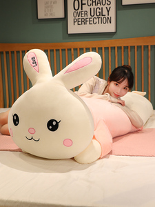 趴趴枕头卫衣兔子毛绒玩具布娃娃超软床上夹腿大抱枕女生睡觉礼物