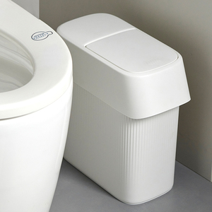 夹缝垃圾桶厕所卫生间家用2023新款大号带盖大容量浴室专用窄纸篓