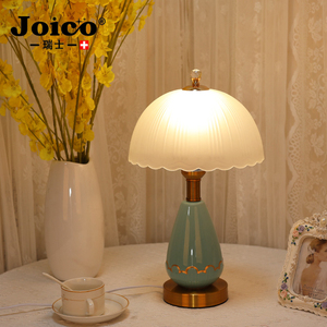 JOICO瑞士欧式陶瓷卧室床头灯2024新款轻奢复古美式氛围台灯