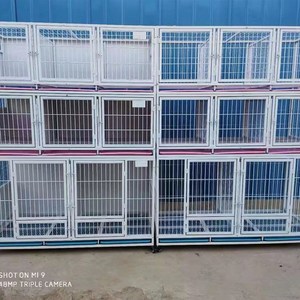 狗笼子 大型犬 中型犬 小型犬 狗狗寄养繁殖笼具宠W物店笼子三层