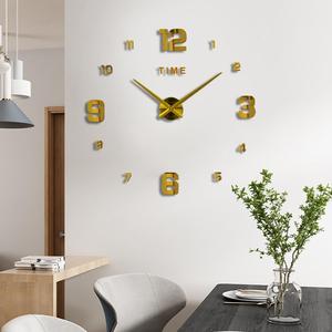 家用3D立体钟表挂钟客厅个性大气时尚现代简约创意免打孔装饰墙钟