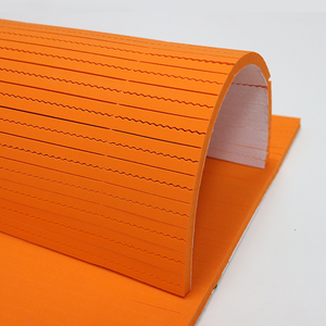 50度橙色自动模切拼图皮具脚垫定位刀板橡胶泡棉刀模海绵刀版弹垫