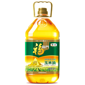 福临门玉米油4L 食用油非转基因 压榨黄金产地玉米胚芽油家用
