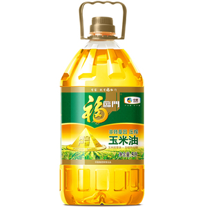 福临门非转基因黄金产地玉米油5L压榨植物玉米胚芽油中粮出品
