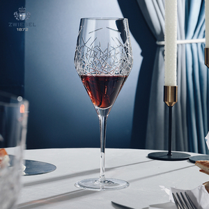 德国进口SCHOTT ZWIESEL1872手工水晶玻璃红酒杯高档刻花葡萄酒杯