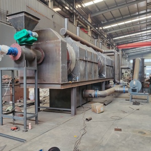 环保碳化炉 大型制作木炭的机器 卧式木碳碳化炉 生产木炭机设备