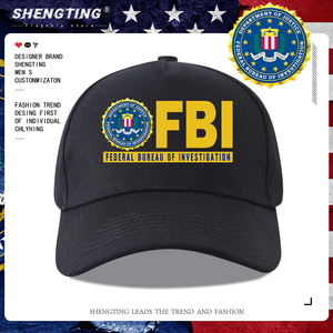 FBI美国联邦调查局特工电影周边帽子遮阳帽休闲男女鸭舌帽棒球帽