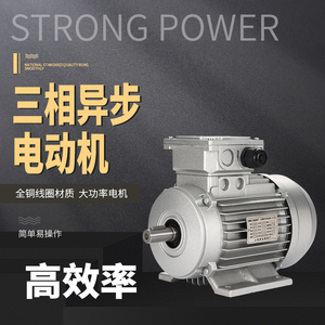 上海德东三相异步铝壳电动机180W250W370W550W750W铜芯电机380V