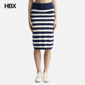 Kenzo 高田贤三 Striped Midi Skirt 半身裙女HBX
