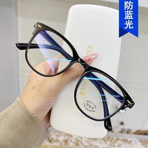 防蓝光抗辐射近视眼镜女电脑手机护眼睛无度数平面平光镜男韩版潮