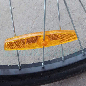 捷安山地车辐条反光片公路自行车轮圈反光板反光条白红反光配件