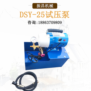 DSY-25电动试压泵水管打压机小型管道测压泵20公斤阀门试压机