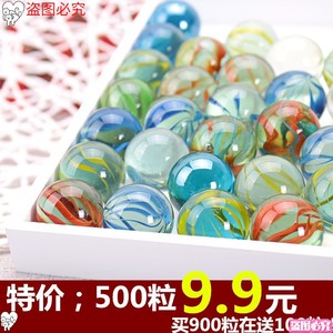 大弹珠彩色玻珠小孩童年玩的弹珠球25mm弹珠大号儿童玻璃球珠新潮