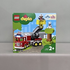 乐高duplo得宝10969消防救援车大颗粒儿童益智拼装积木玩具礼物
