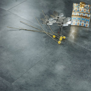 12mm商业空间深色仿大理石纹工业风水泥纹灰色复古强化复合木地板