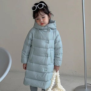 品牌特价儿童羽绒服2024冬季新款中长款韩版气90白鸭绒羽绒外套