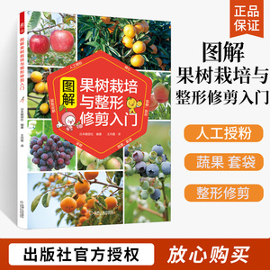 图解果树栽培与整形修剪入门 果树嫁接技术种植书籍 果树整形修剪与栽培管理大全桃树苹果樱桃梨树水果培育方法步骤详解果农工具书