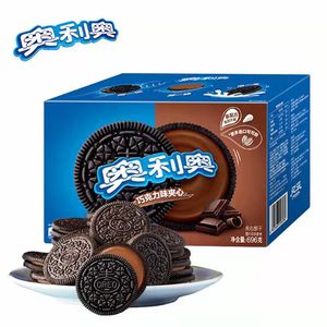 亿滋奥利奥夹心饼干原味巧克力味办公室零食品小吃小包装12包582g