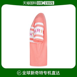 香港直邮GIVENCHYGivenchy 纪梵希 女士粉色棉T恤 BW706V3Z1X-652
