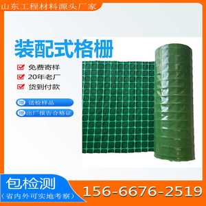 绿色复布格栅装配式格栅基坑支护防水防渗网绿色装配式边坡支护网