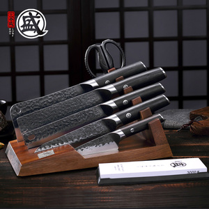 日本三本盛厨房刀具套装菜刀厨具全套组合家用切菜刀锻打十大品牌