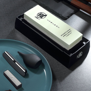 日本三本盛磨刀石家用商用专业开刃砥石进口磨菜刀工具定角器