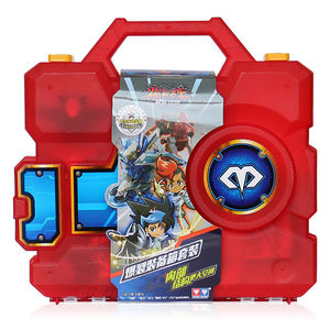 爆裂飞车3玩具儿童变形玩具车2暴裂合体对战套装爆裂装备箱套装6|