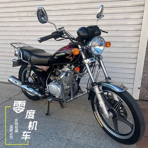 新款豪爵小太子HJ125CC摩托车铃木GN125山区放牧载货耐用燃油代步