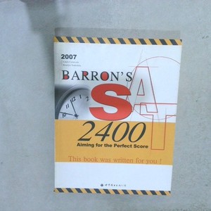 原版旧书-BARRON’SSAT2400AIMINGFORTHEPERFECTSCOREBARRON’SSA