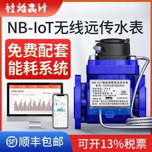 大口径工业水表智能无线4G/NB远传物联网法兰水表DN50/100 送系统