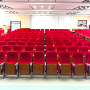 会议礼堂椅学术报告厅座椅影院高密度海绵座椅学校教室阶梯联排椅