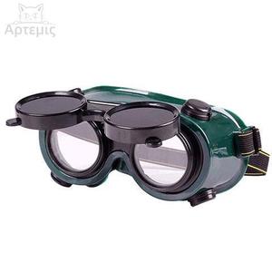 电悍面防护罩电焊焊镜面戴头罩式眼H工墨镜防光紫外线焊工气焊