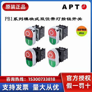 正品西门子APT模块式PB1高低不平头双位带灯按钮PB1S-11RPD/RGY23