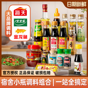 宿舍小瓶调料组合套装酱油醋厨房家用炒菜品牌调味料品全套小份