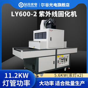 LY600-2紫外线光固化设备 6KW/8KW双灯大功率UV固化机 胶水光固机