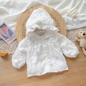 婴幼儿夏季防晒衣女宝空调衫透气遮阳薄外套洋气公主一岁宝宝衣服