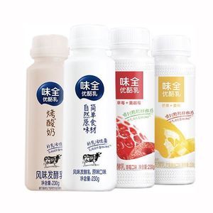 味全简单点烤酸奶优酪乳原味发酵乳朱一龙唯果粒炭烧烤优格熟酸奶