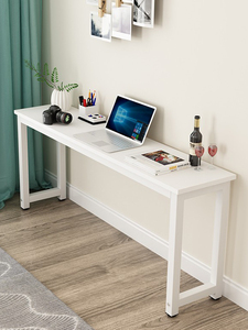 简易书桌小户型长条窄桌子靠墙卧室长方形电脑桌家用办公桌吧台桌