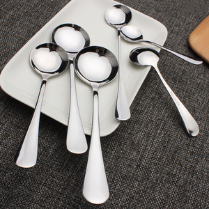 勺子不锈钢创意可爱儿童小勺子家用吃饭勺叉调羹喝汤勺匙套装加厚