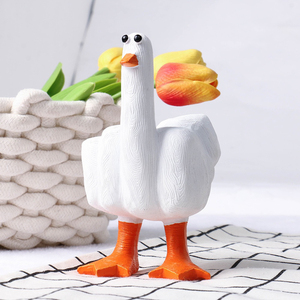 duck you中指鸭子创意树脂桌面装饰品搞怪摆件朋友同学沙雕礼物
