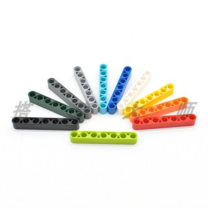 双鹰咔嗒拼插积木兼容LEGO乐高32524小颗粒 7孔直条 44959351全新