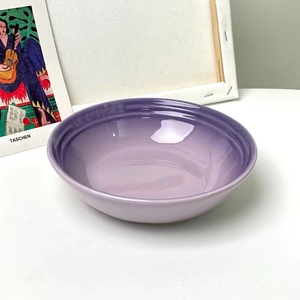 酷彩陶瓷碗家用汤碗18CM燕麦碗面碗沙拉碗麦片碗早餐碗耐高温碗盘