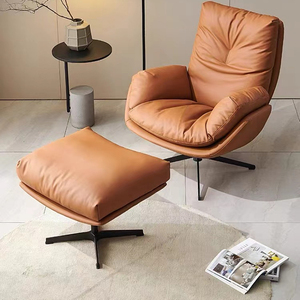 设计师单人沙发轻奢蛋壳椅北欧现代简约阳台客厅旋转休闲椅蜗牛椅