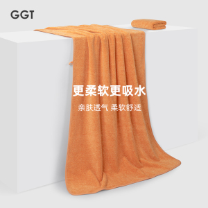 日本GGT雪花绒浴巾男女情侣款家用比全棉纯棉吸水速干不掉毛毛巾