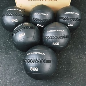 健身软药球墙球重力球实心球平衡训练爆发力3-10公斤wallball