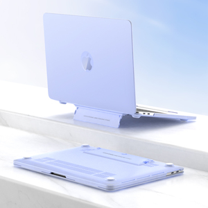 2024新苹果macbookair保护套MacPro超薄支架壳a2331笔记本电脑2024MacBookair15英14透明Pro13M1M2M3配件适用