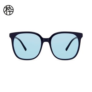 新品20墨镜九hN十框新款大木镜f脸透明太阳眼镜mj111s架705小板材